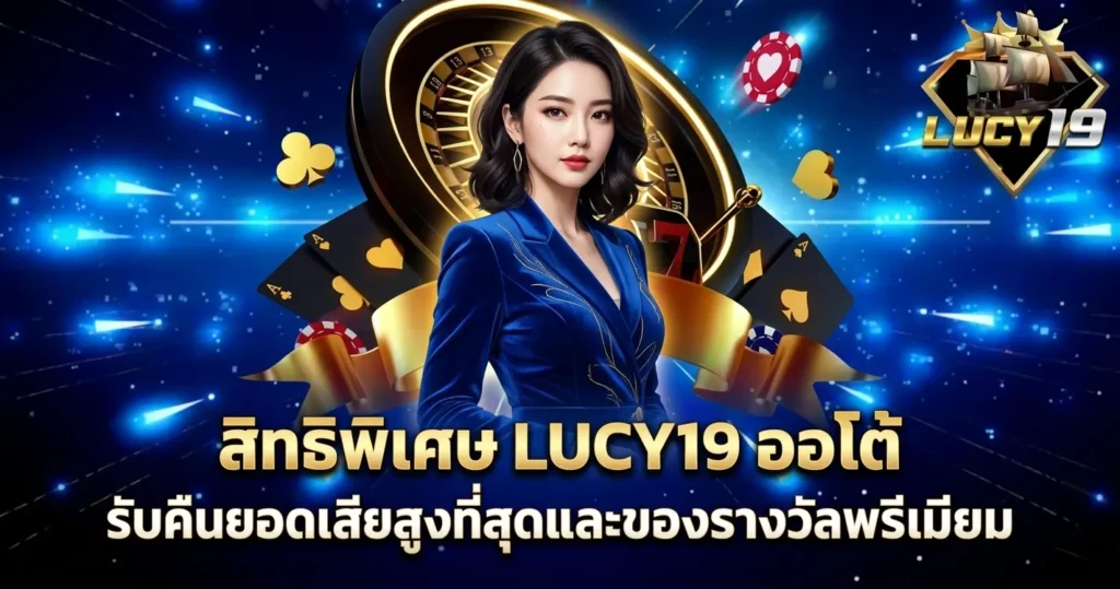 สิทธิพิเศษ LUCY19 ออโต้ รับคืนยอดเสียสูงที่สุดและของรางวัลพรีเมียม